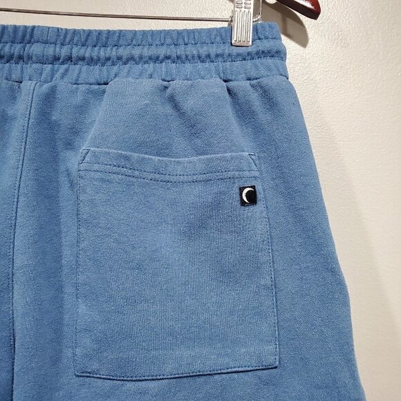 Zyia Active Men's Blue Knit Shorts Drawstring Pockets Casual Comfort Sz M - Picture 8 of 9